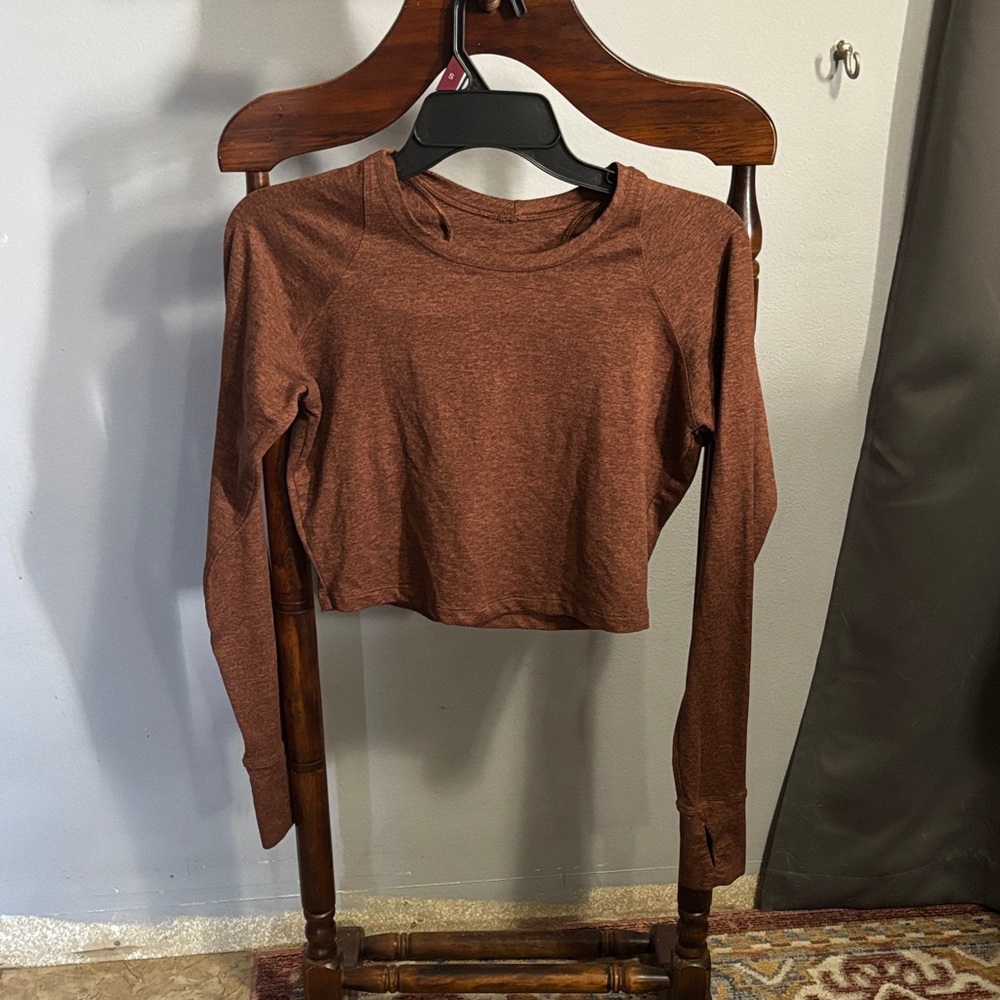Fleo Brown Crop Top